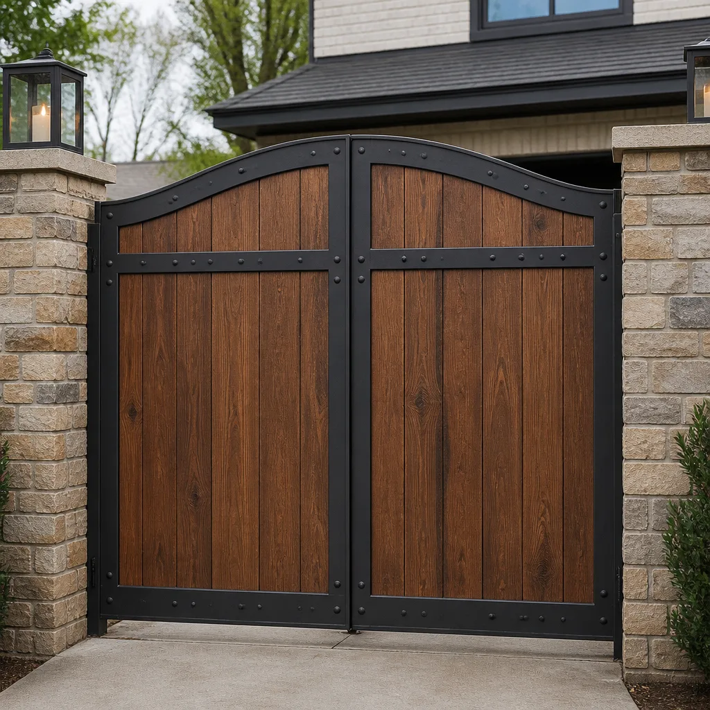 Wood & steel frame